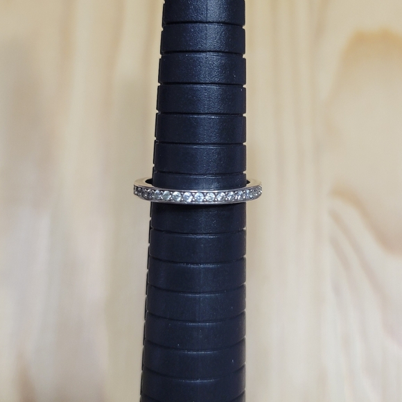 Eternity Silver Stackable Ring GUC - Picture 10 of 10